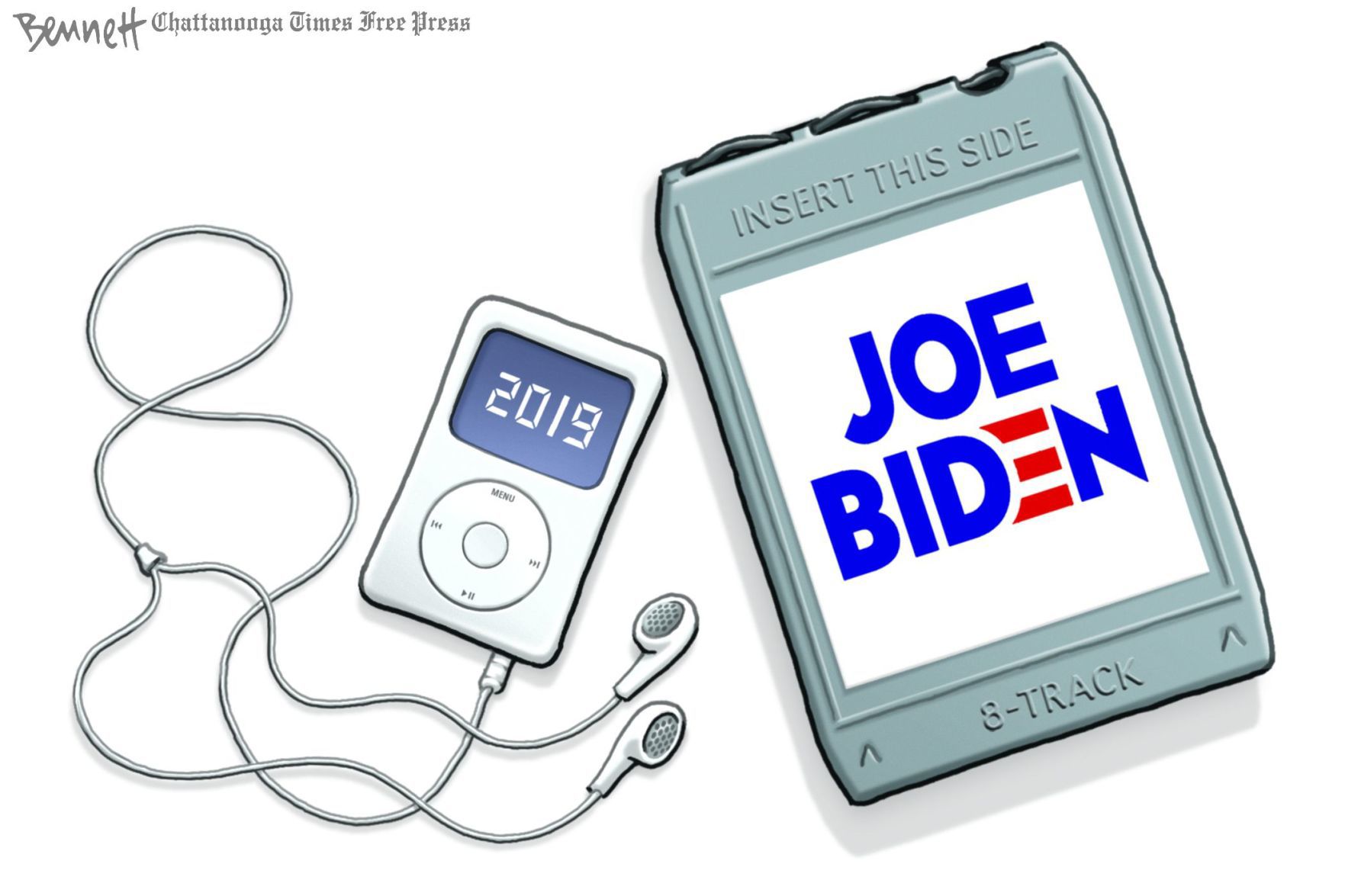 Bennett editorial cartoon